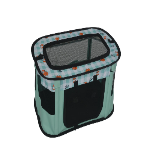 CW073 soft-sided mesh pet playpen
