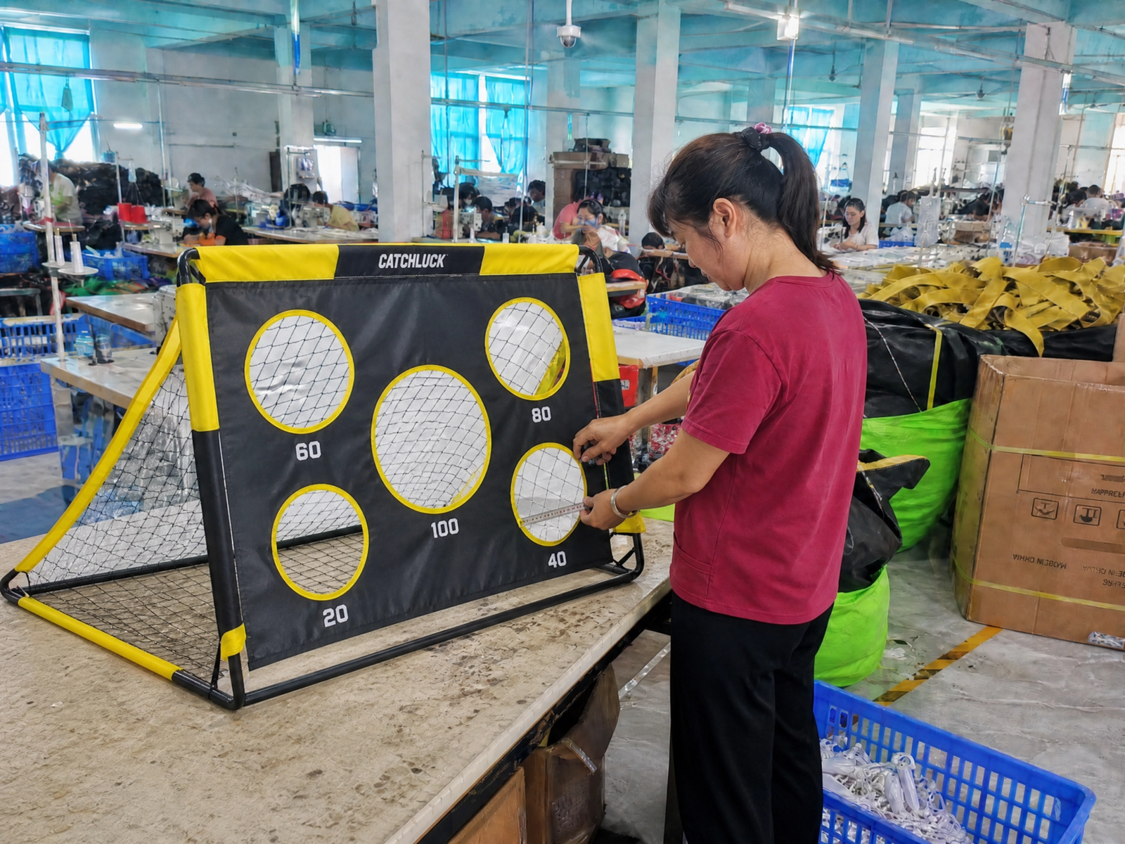 ZRC team conducting final product inspection before shipment