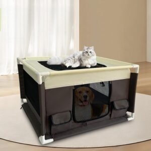CW070 Rectangular Soft-Sided Pet Crate | OEM Pet Product Manufacturer