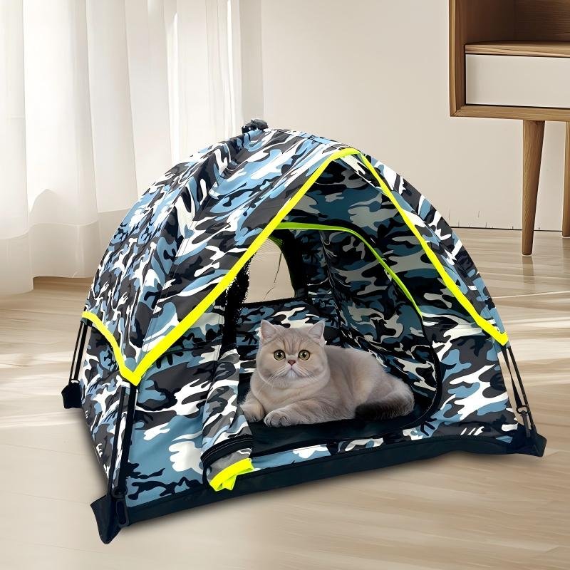 CW039 Camouflage Portable Pet Tent | OEM Pet Product Manufacturer