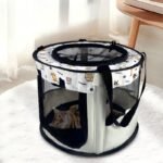 CW028 round soft-sided pet playpen