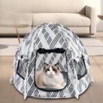 CW021 portable mesh pet tent