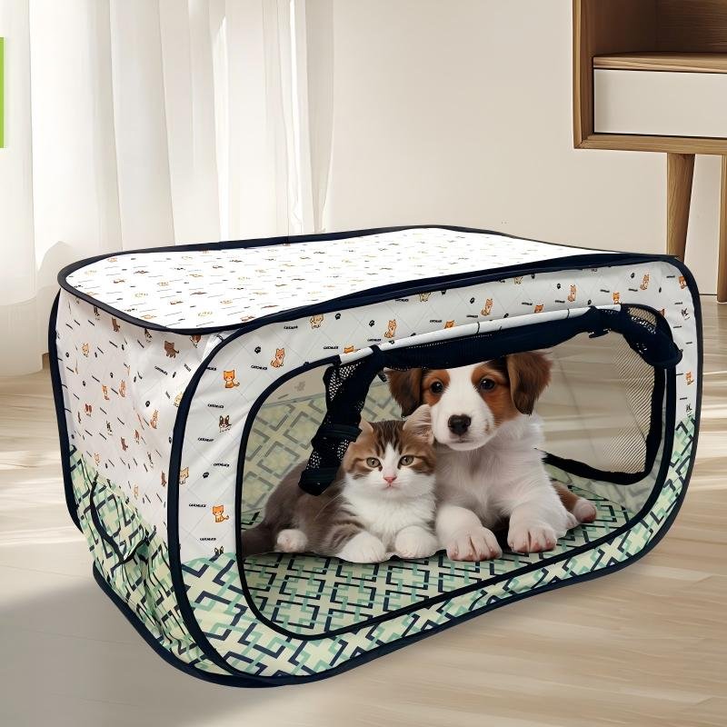 CW042 Rectangular Soft-Sided Pet Crate | OEM Pet Product Manufacturer