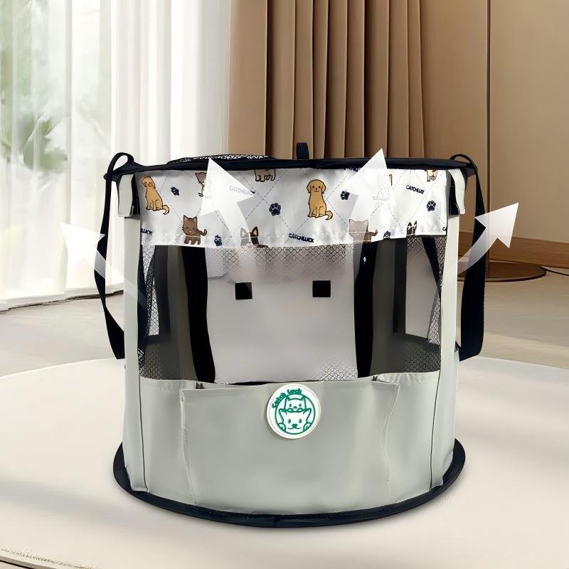CW028 round soft-sided pet playpen