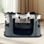 CW029 rectangular foldable pet playpen