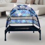 CW040 Elevated Pet Cot with Canopy | OEM Pet Product Manufacturer