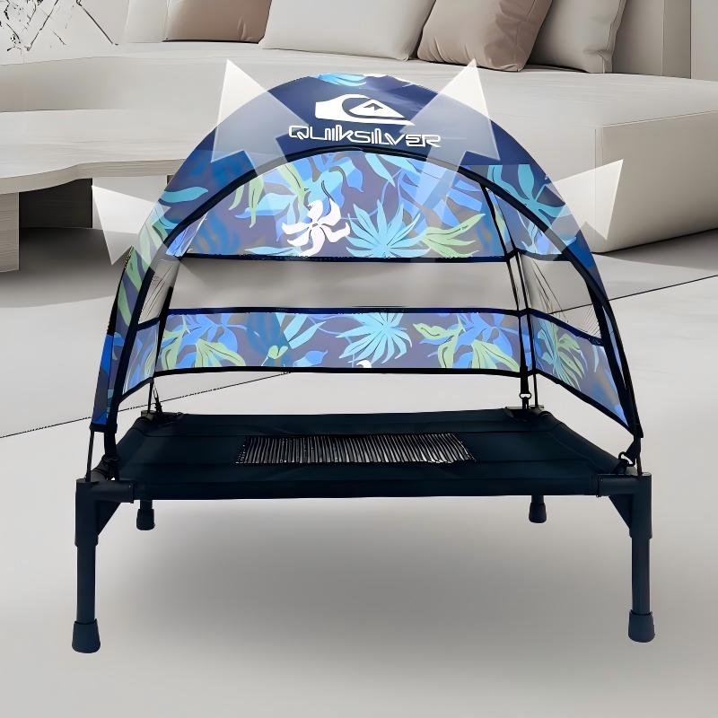 CW040 Elevated Pet Cot with Canopy | OEM Pet Product Manufacturer