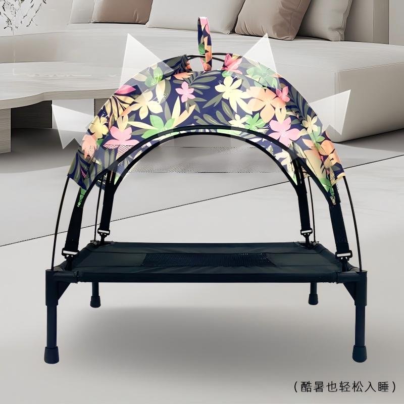 CW041 Elevated Pet Cot with Canopy | OEM Pet Product Manufacturer