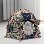 CW046 portable mesh pet tent