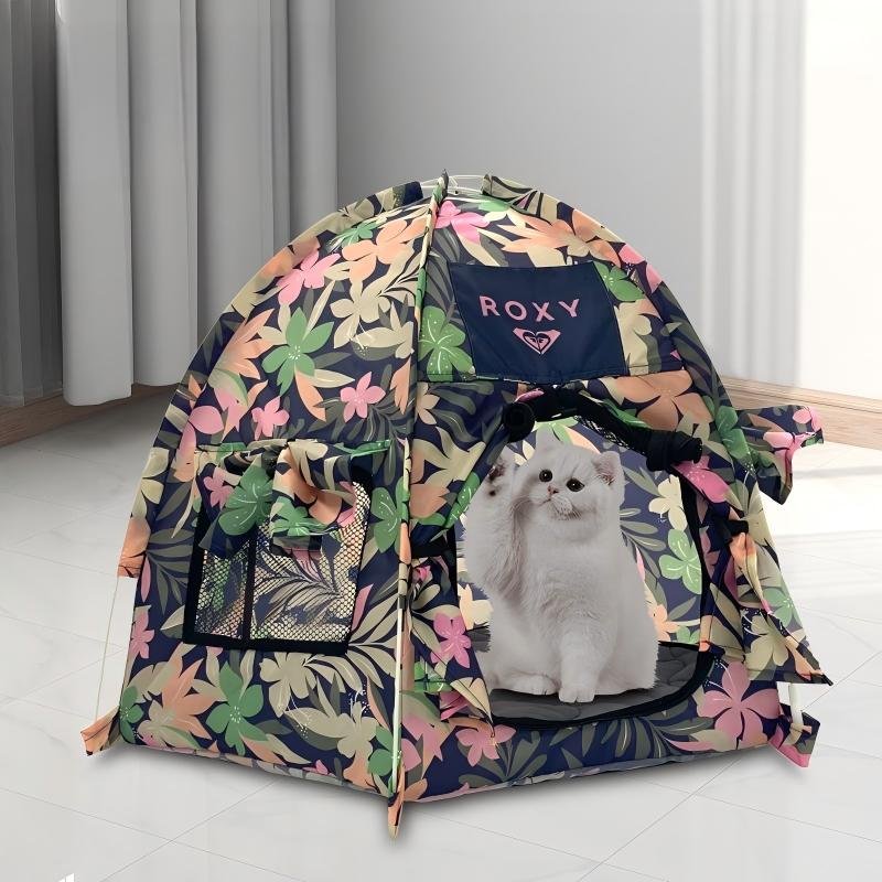 CW046 portable mesh pet tent