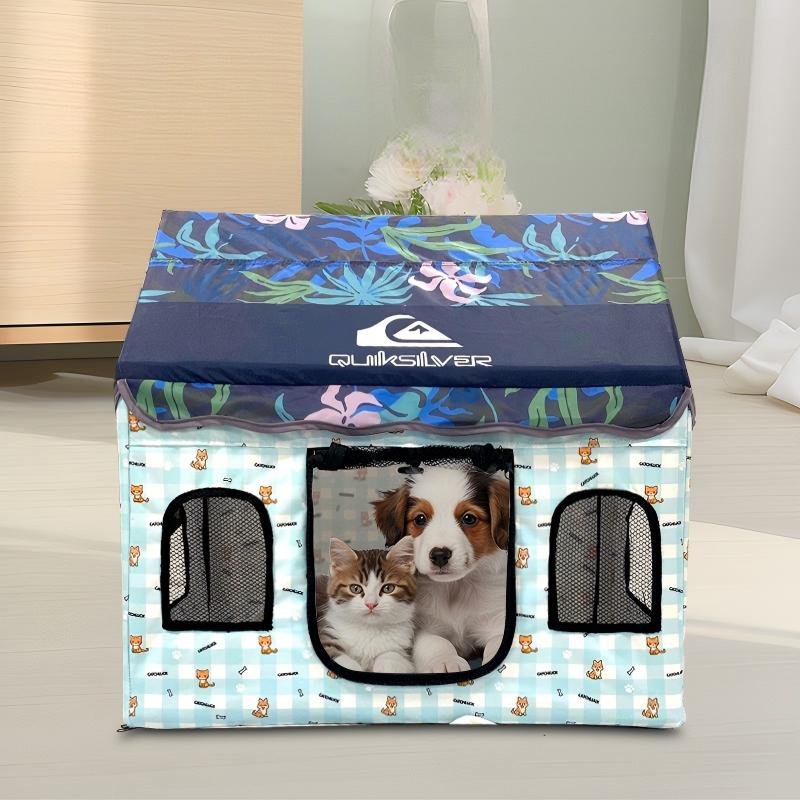 CW047 Foldable Fabric Pet House | OEM Pet Product Manufacturer