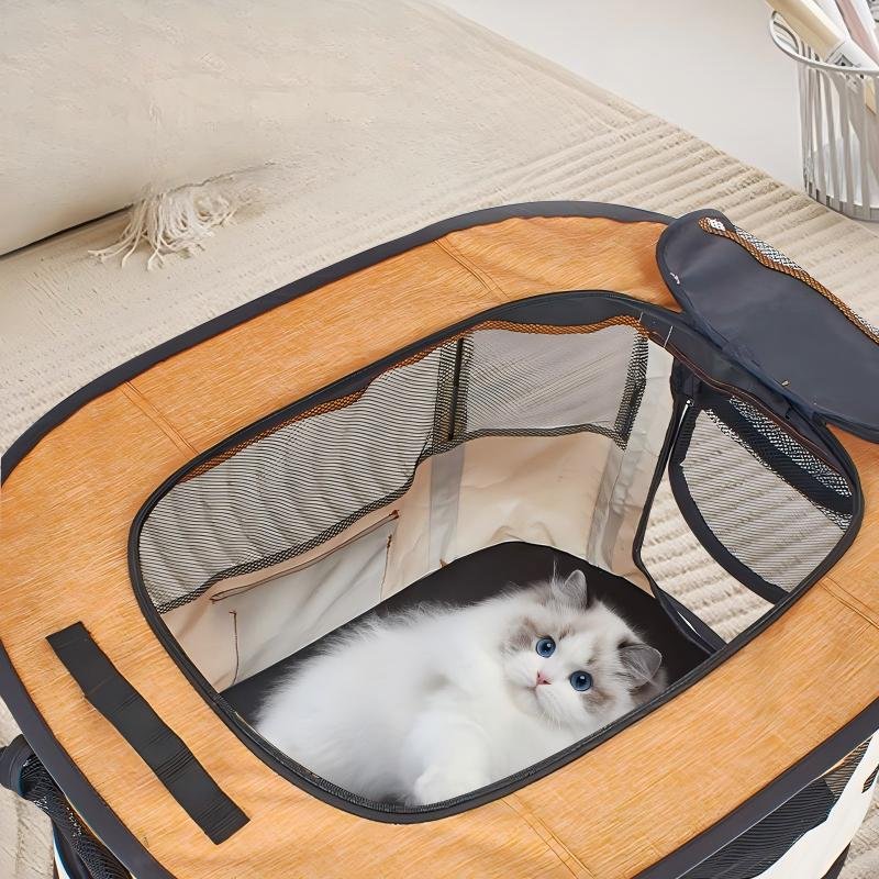 CW013 Octagonal Soft-Sided Pet Playpen | OEM Pet Product Manufacturer
