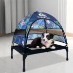 CW040 Elevated Pet Cot with Canopy | OEM Pet Product Manufacturer