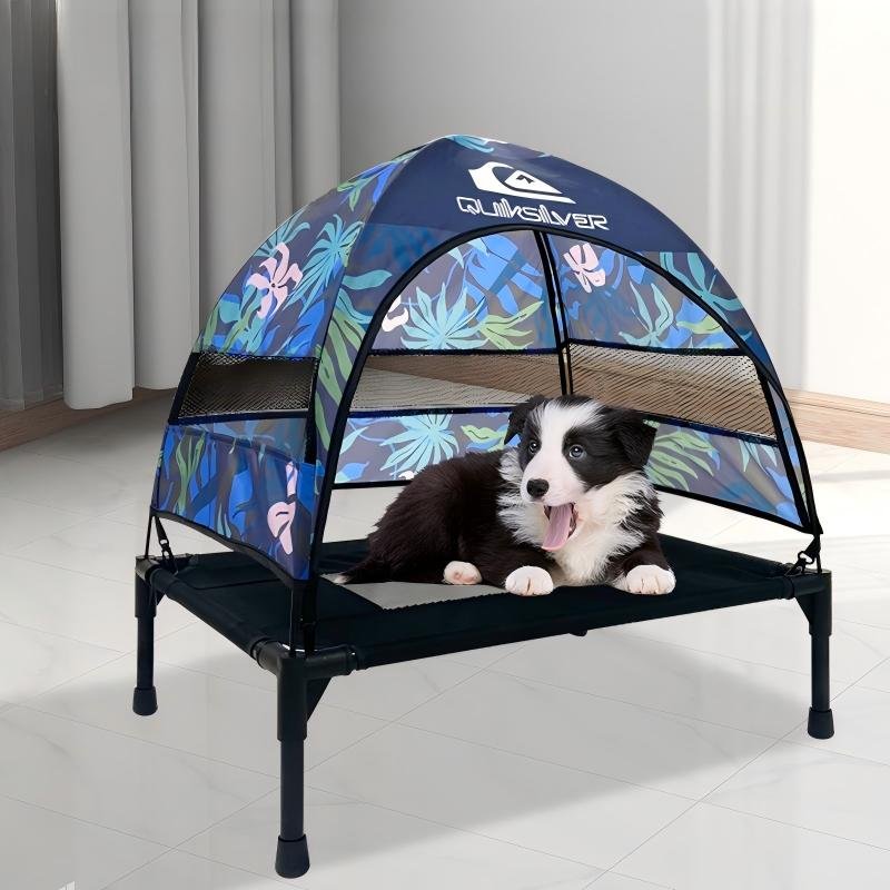CW040 Elevated Pet Cot with Canopy | OEM Pet Product Manufacturer