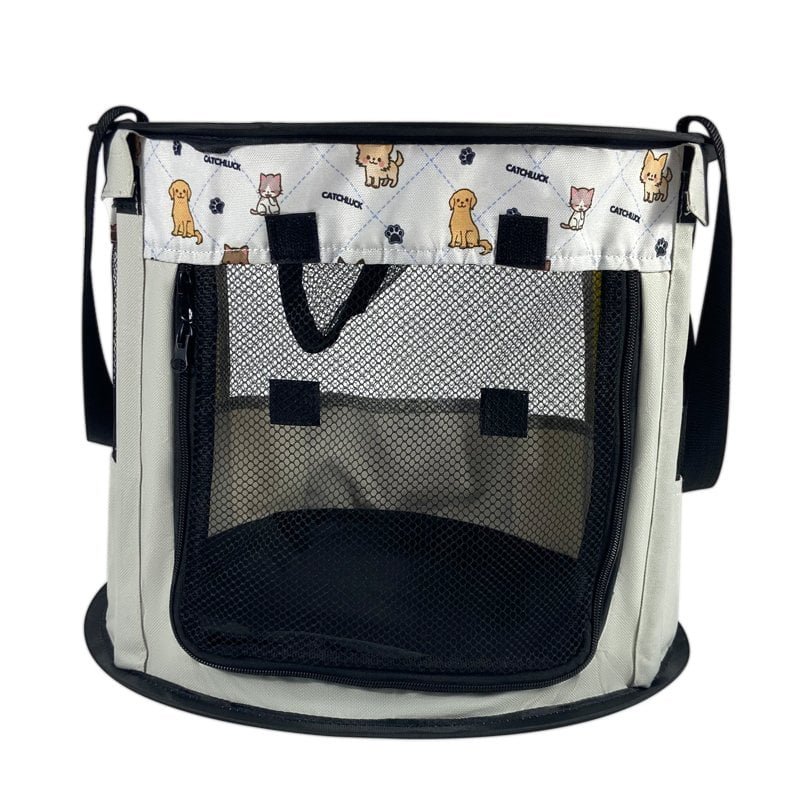 CW028 round soft-sided pet playpen