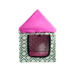 CW025 Peaked-Roof Fabric Pet House | OEM Pet Product Manufacturer