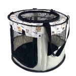 CW028 round soft-sided pet playpen