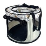 CW028 round soft-sided pet playpen