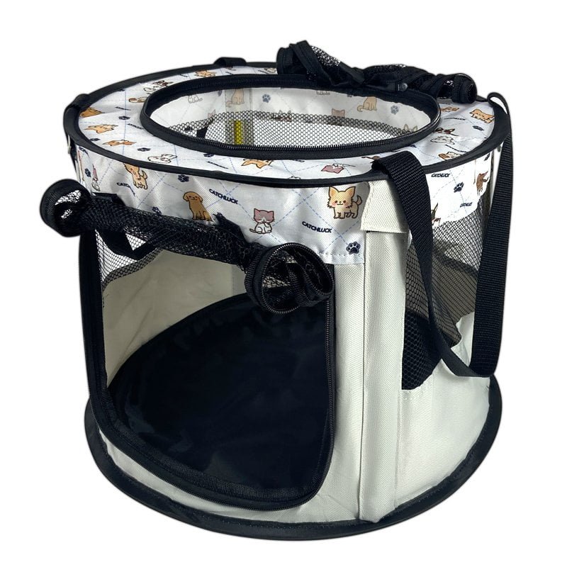 CW028 round soft-sided pet playpen