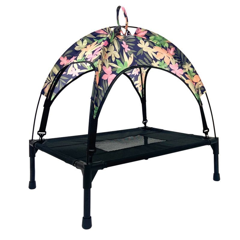 CW041 Elevated Pet Cot with Canopy | OEM Pet Product Manufacturer