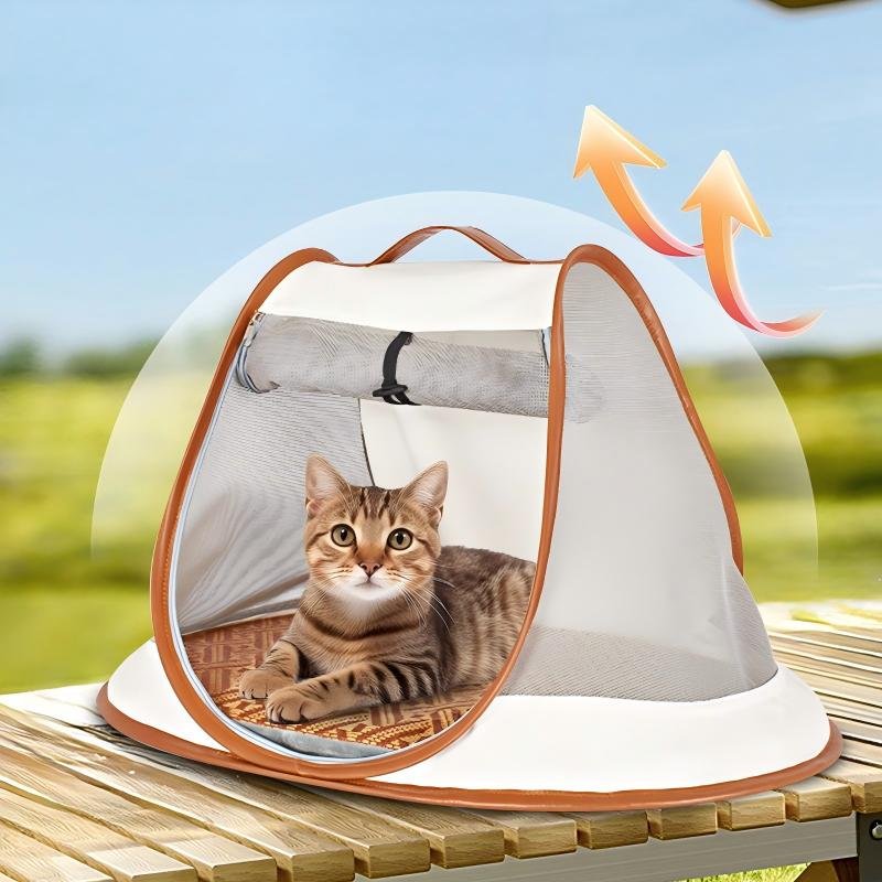 CW001 pop-up mesh pet travel tent