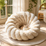 Plush Flower Cat Bed Manufacturer
