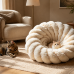 Plush Flower Cat Bed Manufacturer