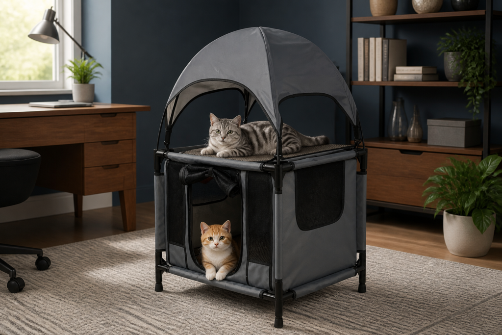 heavy-duty 2-tier pet playpen