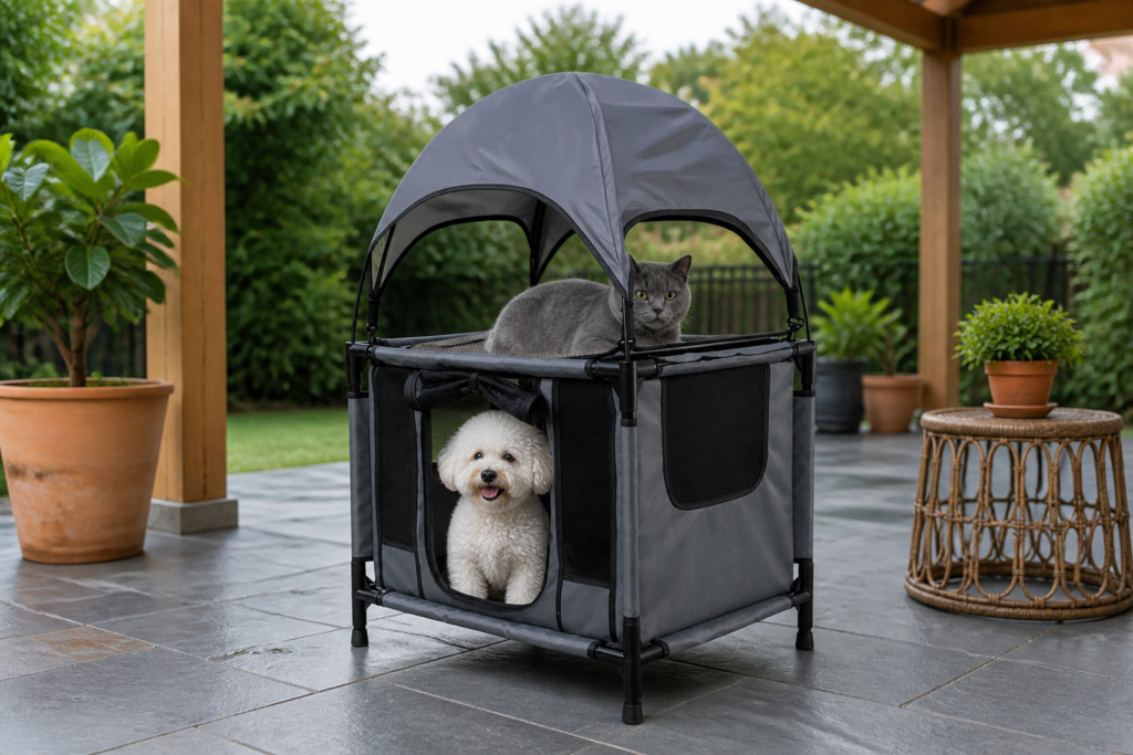 heavy-duty 2-tier pet playpen
