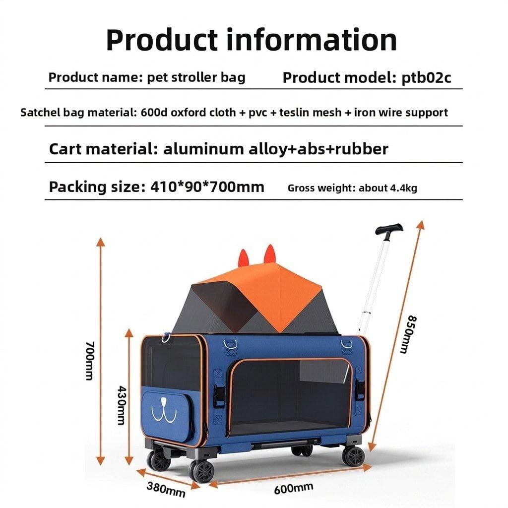 Pet Outing Stroller Carrier Manufacturer
