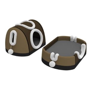 PTN01 2-in-1 Cat Cave Bed Manufacturer | OEM Pet Product Manufacturer