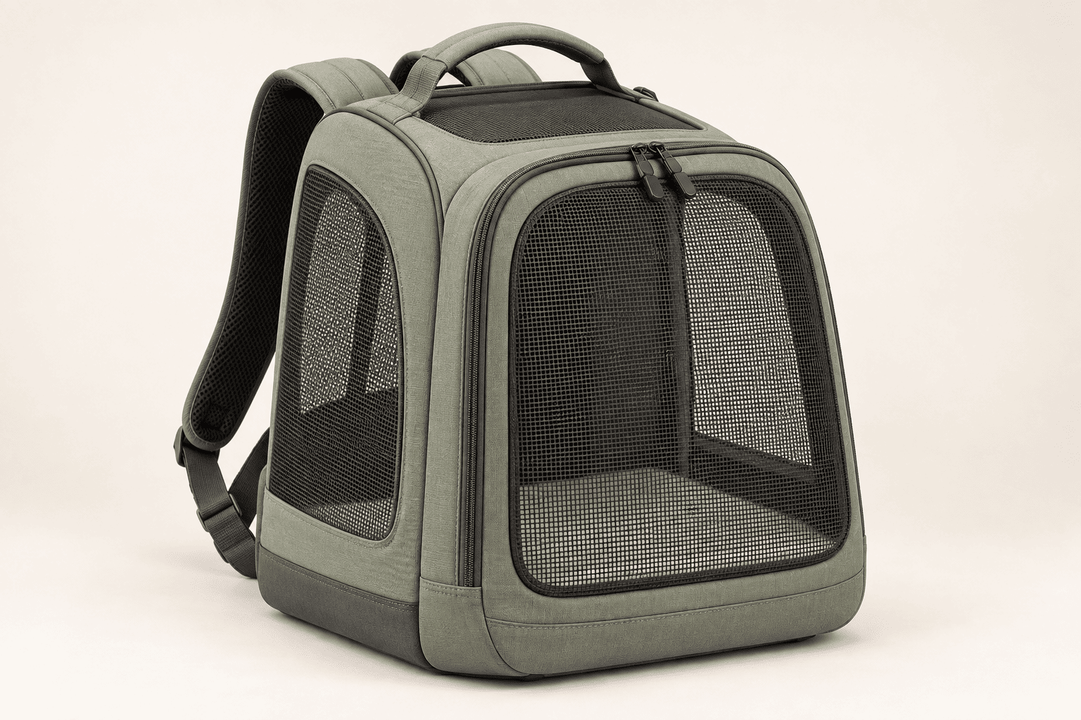 pet carrier backpack with ventilation features
