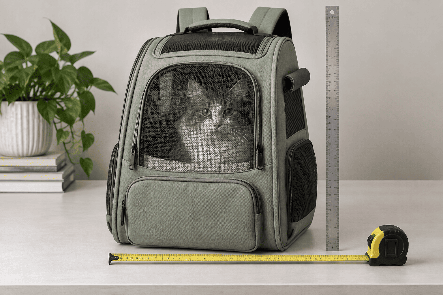 airline approved pet carrier backpack dimensions