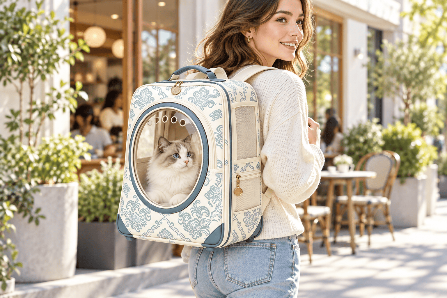 secure pet carrier design