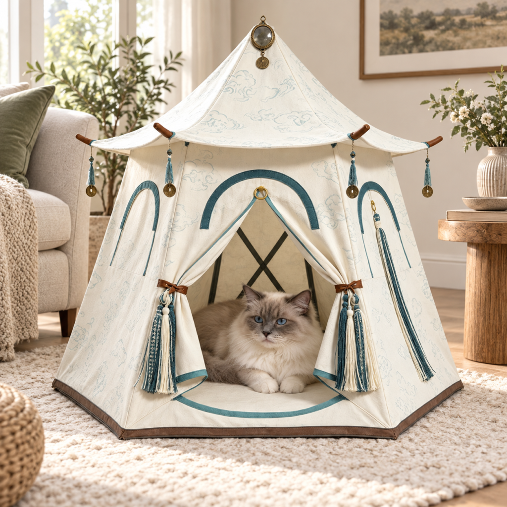 CW088 Pagoda-Style Pet Tent Manufacturer | OEM Pet Products
