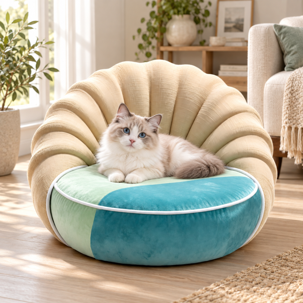 CW092 Shell-Back Pet Sofa Bed Manufacturer | OEM Pet Product