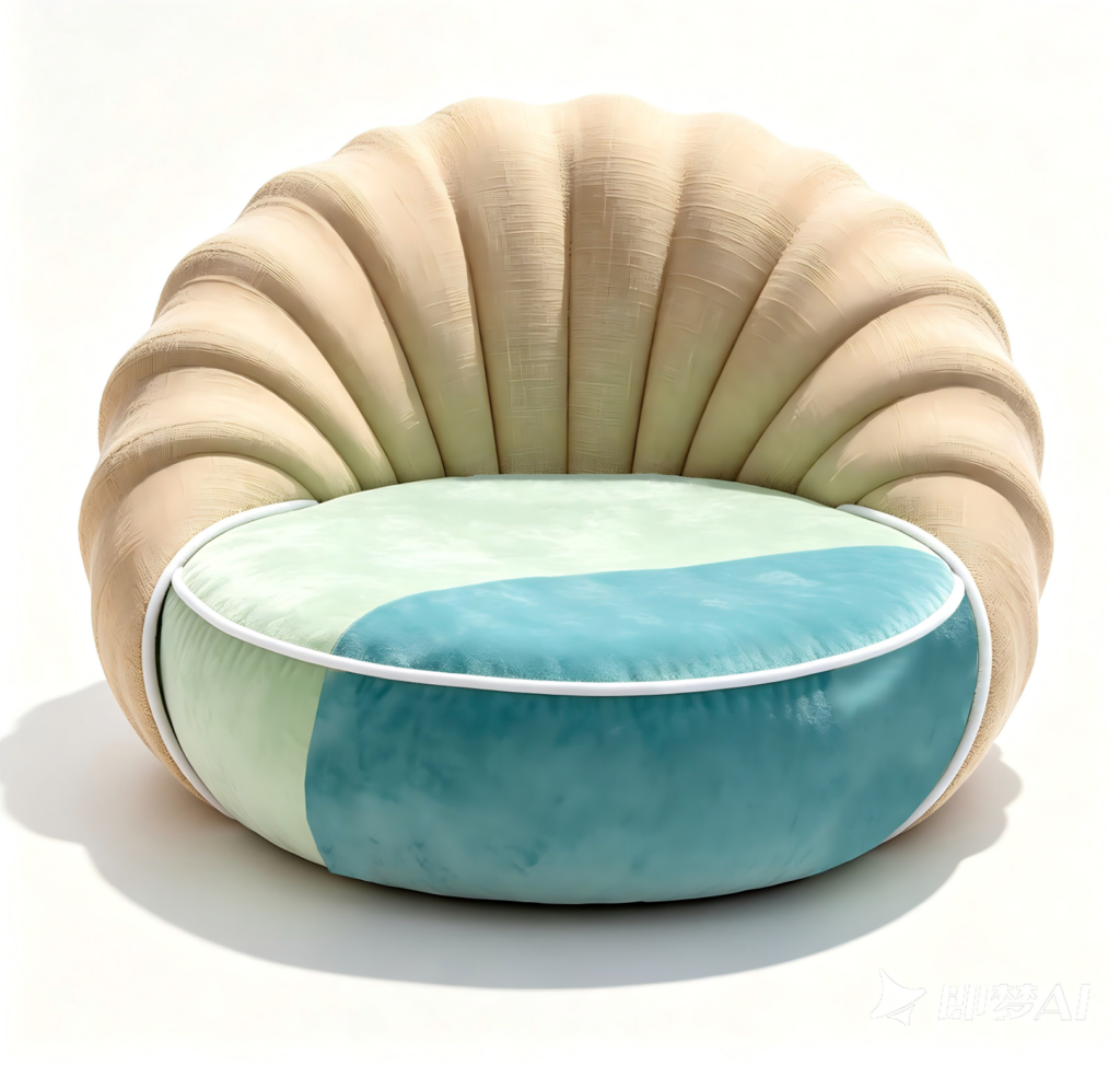 CW092 shell-back pet sofa bed in a realistic pet-use scene