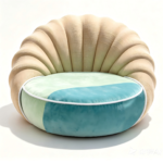CW092 shell-back pet sofa bed in a realistic pet-use scene