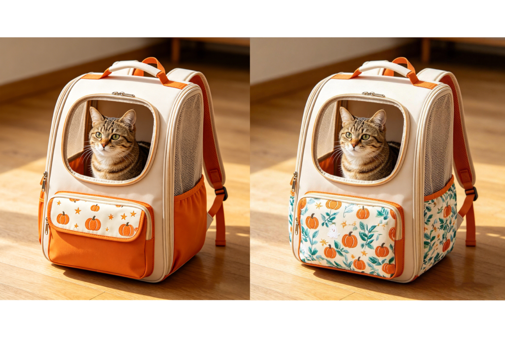 CW095 Floral Cat Backpack Carrier Manufacturer | OEM Pet Products