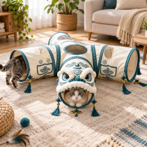 CW105 Four-Way Cat Tunnel Manufacturer | OEM Pet Products