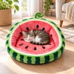 CW114 Watermelon Round Cat Bed Manufacturer | OEM Pet Product