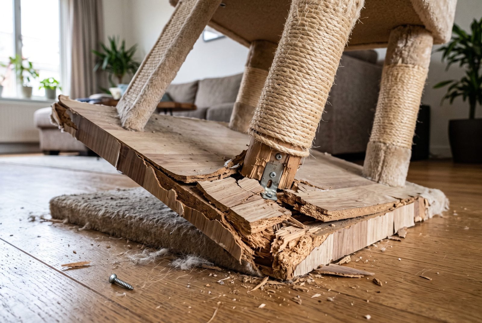 Unstable cat tree bases are a common complaint unstable cat tree base mdf failures